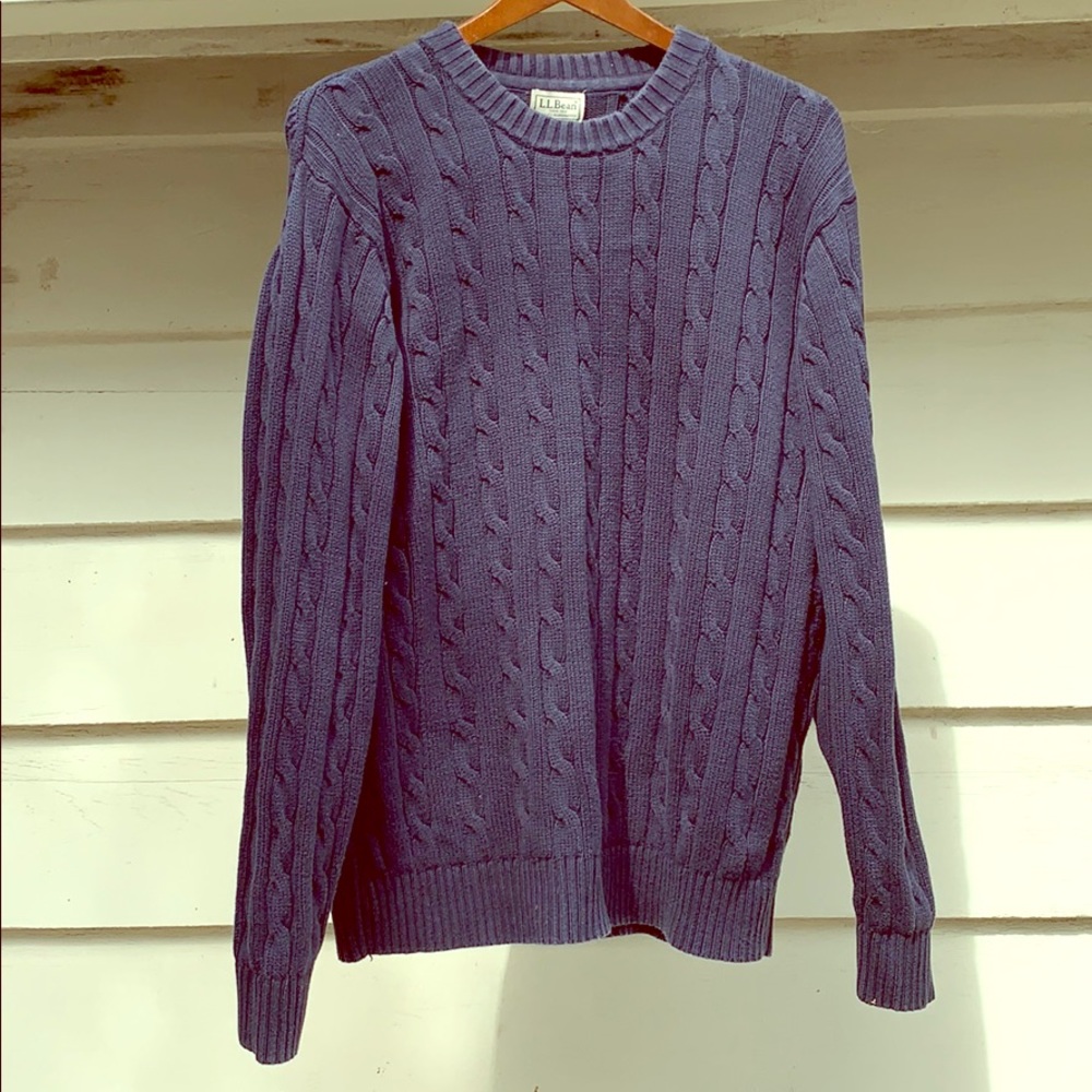 LL Bean Cable-knit Sweater